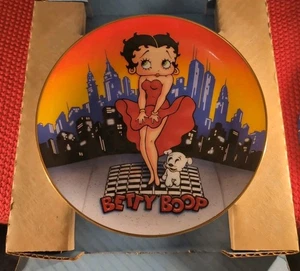 1993 Danbury Mint The Toast Of The Town Betty Boop Porcelain Collection Plate - Picture 1 of 10