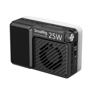 SmallRig RM 25C Mini Lumière Vidéo LED, 25W RGB, 2500K-10000K, 3070 Lux, Noir - Photo 1 sur 8