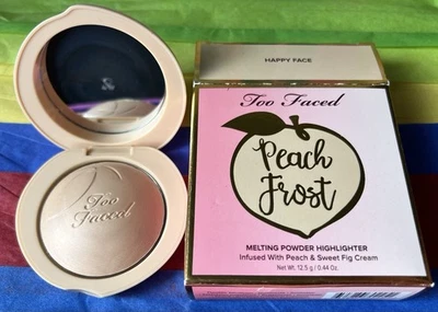 Too Faced Peach Frost Happy Face Powder Highlighter NIB - Image 1 of 2