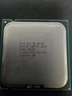 Intel Core 2 Quad CPU Q9400 2.66GHz/6M/1333 LGA 775 *km - Image 1 of 2