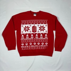 Sudadera Doctor Who Fea Navidad Villanos Exterminar Eliminar Tardis Mediana - Imagen 1 de 7