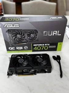 ASUS NVIDIA GeForce RTX 4070 Super Dual OC 12GB GDDR6X - Picture 1 of 9