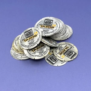 Vintage Star Wars Tazos Walkers Crisps UK Caps Bundle Collection x 50 1990s - Picture 1 of 4
