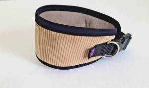 GREYHOUND / LURCHER HUNDEHALSBAND FLEECE GEFÜTTERT VERSTELLBAR # 13" - 17" *** - Bild 1 von 2