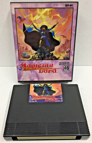 Magician Lord NEO GEO AES Case & Game US VERSION Neogeo SNK - TESTED & WORKING