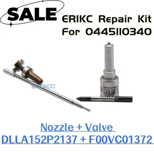 Diesel Injector Nozzle DLLA152P2137 Valve F00VC01372 for 0445110340 9687069280 - Foto 1 di 7
