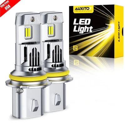 9007 LED Headlight Bulbs Kit 100W 330000LM for Ford F-150 1992-2003 F250 1992-99 - Image 1 of 4