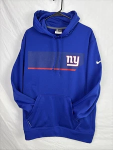 New York Giants Nike Hoodie Herren Large Blau Sweatshirt Nfl Fußball - Bild 1 von 8