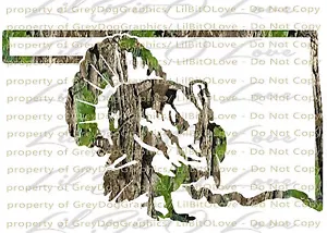 Camouflage Camo Oklahoma Turkey Hunter Hunting Vinyl Decal Sticker Gobbler Jake - Picture 1 of 1