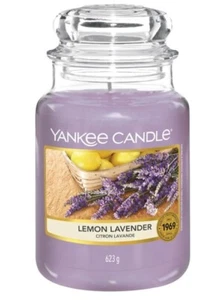 Yankee Candle Candela Profumata Giara Grande Lavanda Limone Lavender Lem 150 Ore - Foto 1 di 1