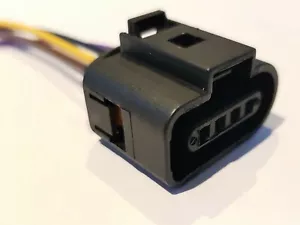 AUDI 4 PIN BRAKE PRESSURE SENSOR PLUG CONNECTOR 1J0973704 - 4819035 PRE WIRED - Picture 1 of 6
