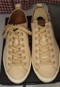 COACH Beachwood Suede Women's Lace-Up Sneakers Low Top Pink New With Box Sixe 9B