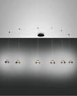 Fabas Luce LED Pendelleuchte Arabella Ø140mm 48W Warmweiß Grau dimmbar