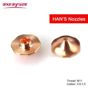 High Speed Laser Nozzles SP Single Layer D28mm H15 M11 for Precitec Hans Copper - Picture 1 of 6
