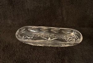 Galway Crystal Leah Butter Dish Condiment Tray 7.5 Inch - Bild 1 von 5