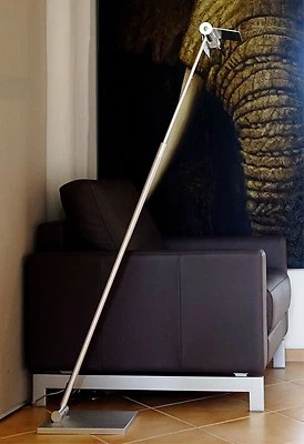 LED Stehleuchte Micron Attik Aluminium höhenverstellbar LED Leselampe NP. 600,- - Bild 1 von 4