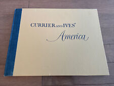 Currier and Ives America Book 1952 Artwork Prints Color Vintage Simkin 80