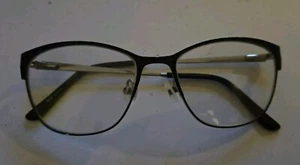 Guess GU2583 005 Black Clear Lens Metal 55 mm Women's Eyeglasses - Picture 1 of 5