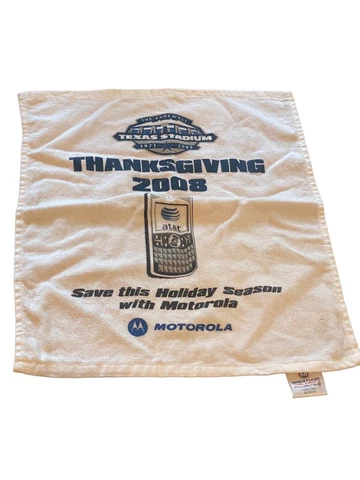 Cowboys last Thanksgiving Texas Stadium 2008 Souvenir Towel Collectible Cover