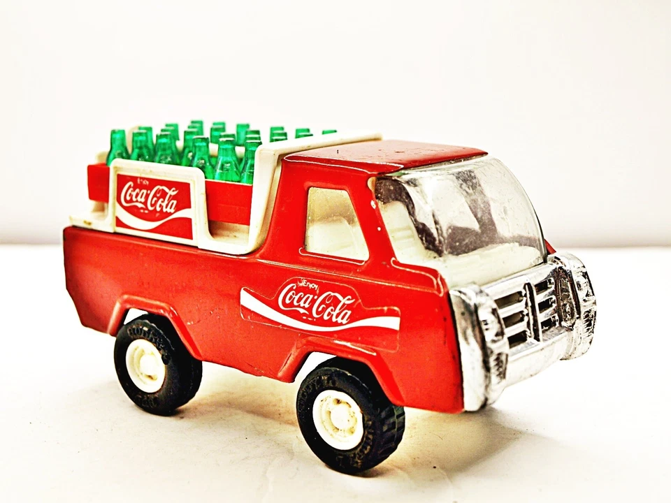 Винтажный грузовик 1982 Buddy L Coco Cola с 4 чистыми футлярами - Изображение 1 из 3