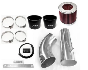AirX Racing Black-Red Air Intake Kit Filter For 2PC 2004-2006 Acura MDX 3.5L V6 - Picture 1 of 2