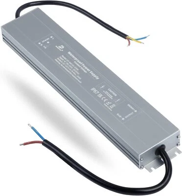 Slim LED Transformer 12V 200W IP67 LED Driver 16.67A Power Supply AC 240V to 12V - Image 1 of 4