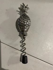 Williams Sonoma Pewter Pineapple Corkscrew - Picture 1 of 4