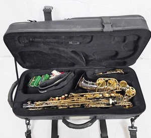 Selmer La Voix Alto Saxophone Black Nickel-Plated with S80 C* Mouthpiece in Case - Picture 1 of 23