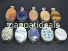 Dendrite Opal & Mix Gemstone Pendant 40Pcs Wholesale Lot 925 Sliver Plated