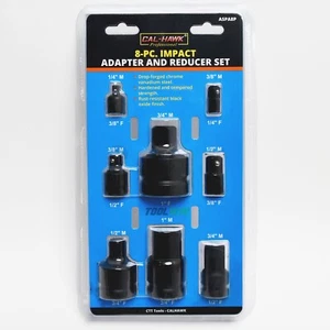 8 pc Air Impact Socket Reducer Adapter Convertor Set 1" 3/4" 1/2" 3/8" 1/4" - Picture 1 of 6