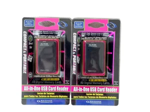 USB 2.0 Card Reader 6 Slot *LOT OF 2* - Picture 1 of 2