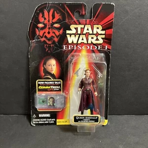 STAR WARS Episode I QUEEN AMIDALA 3.75" Action Figure 1998 Commtech Chip NIP - Picture 1 of 7