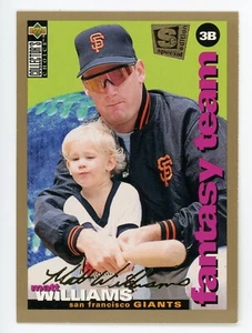 1995 Upper Deck Collectors Choice SE Matt Williams Gold Signature #256 Giants - Picture 1 of 1