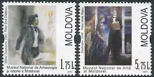 Moldavia 2013 ** Correo Yvert nº 710/711 Pintura. Representación poeta M. Emi - Imagen 1 de 1