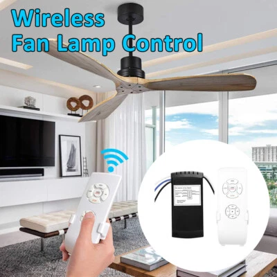 Wireless Universal Ceiling Fan Lamp Light Remote Control Receiver Timing Kits - Image 1 of 4