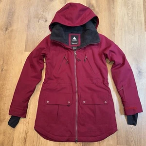Burton Prowess Damenjacke Skimantel Snowboard Parka burgunderrot wasserdicht Small - Bild 1 von 20