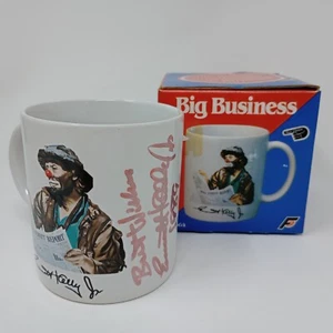 Vintage Emmett Kelly Jr sad clown SIGNED AUTOGRAPHED coffee mug cup with box - Picture 1 of 7