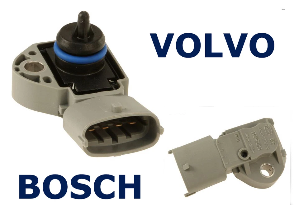 NEW Genuine OE BOSCH Fuel Rail Pressure Sensor Volvo S60 S80 V70 XC70 XC90 P0193 - Image 1 of 1
