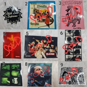 Supreme Stickers 100% autentici nuovissimi - Foto 1 di 10
