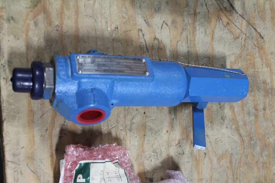 NUEVA VÁLVULA COSBY TAMAÑO .75X1 ESTILO 861101MD 80 PSIG CAPACIDAD 202 VÁLVULA SCFM Foto 1 de 1