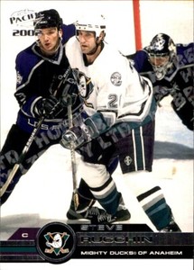 2001-02 Pacific HOBBY LTD #9 Steve Rucchin SERIAL #7/99 ANAHEIM MIGHTY DUCKS