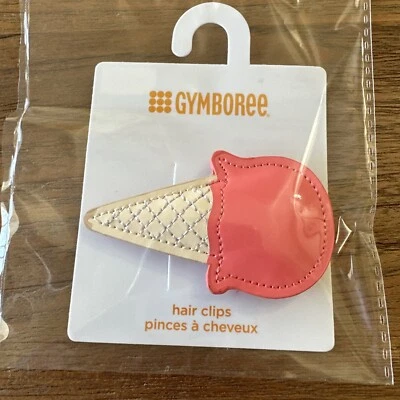 Gymboree Girl's  "Ice Cream Parlor" Ice Cream Hair Barrettes Summer Hair Clip - Image 1 of 4