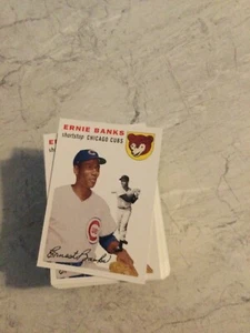 Ernie banks Chicago Cubs 2006 topps baseball rookie of the week lot - Picture 1 of 2