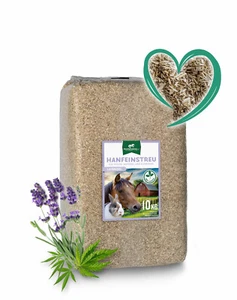Hanfeinstreu "Lavendel" -  100 Liter - Saugstark, natürlich & duftend - Bild 1 von 7
