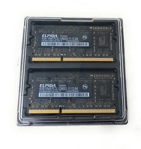 ELPIDA 4GB 1Rx8 PC3L-12800S RAM PER MACBOOK - Imagen 1 de 1