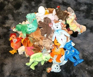 TY Beanie Babys Konvolut 50 Stück mit Etikett  - Bild 1 von 3
