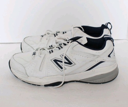 Scarpe comode casual New Balance 608 v5 uomo 11.5 4E bianco blu navy USA
