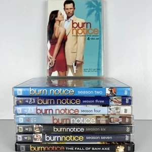 Burn Notice: Complete Series Season 1-7 + Movie Fall Of Sam Axe DVD (S. 5-7 NEW) - Picture 1 of 23