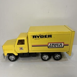 Vintage Druckguss Ryder LKW Vermietung Metall ERTL 3TK 3605 Spielzeug Doppeltüren - Bild 1 von 8