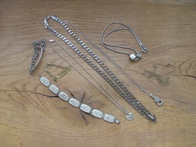 Konvolut Ketten Armbänder - Modeschmuck - Bild 1 von 4